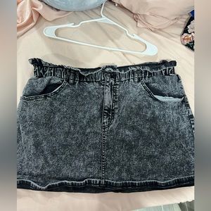 Black wild fable denim skirt